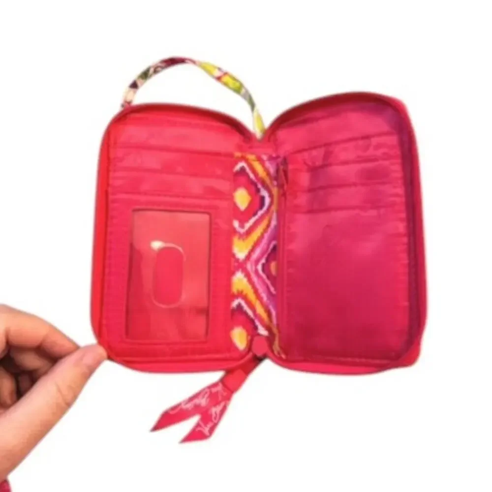 Vera Bradley Clementine Retired Zip Wristlet Wallet EUC
